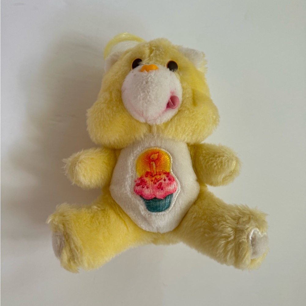 Care Bears Cupcake Birthday Bear Teddy Kenner Vintage